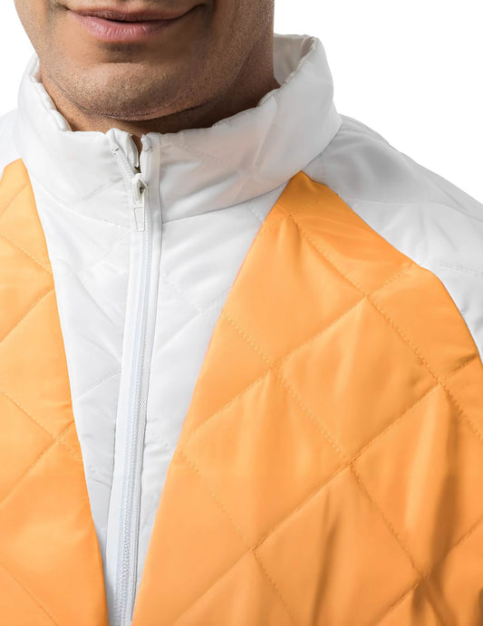 Détail du col et de la fermeture éclair du déguisement tenue de ski Jean Claude Dusse
