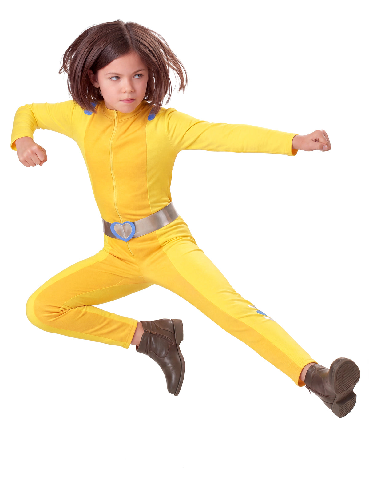 Vue de face en mouvement du déguisement Totally Spies™ Alex pour fille