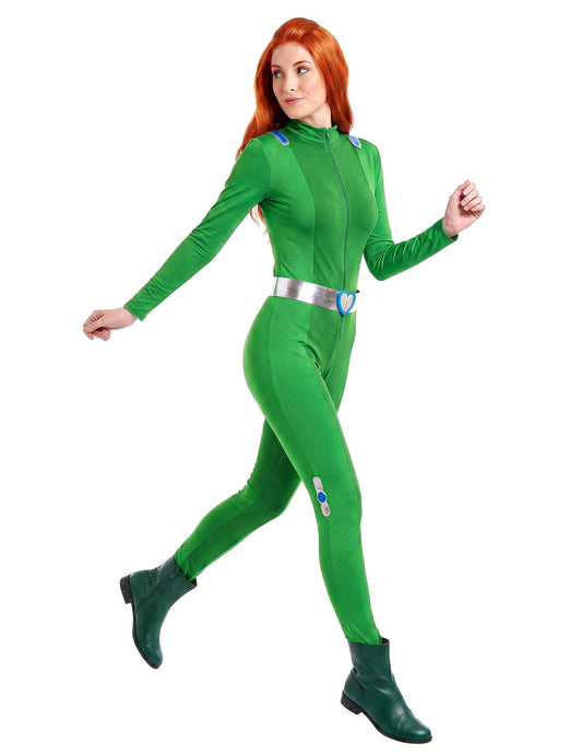 Fato Totally Spies™ verde Sam para mulher