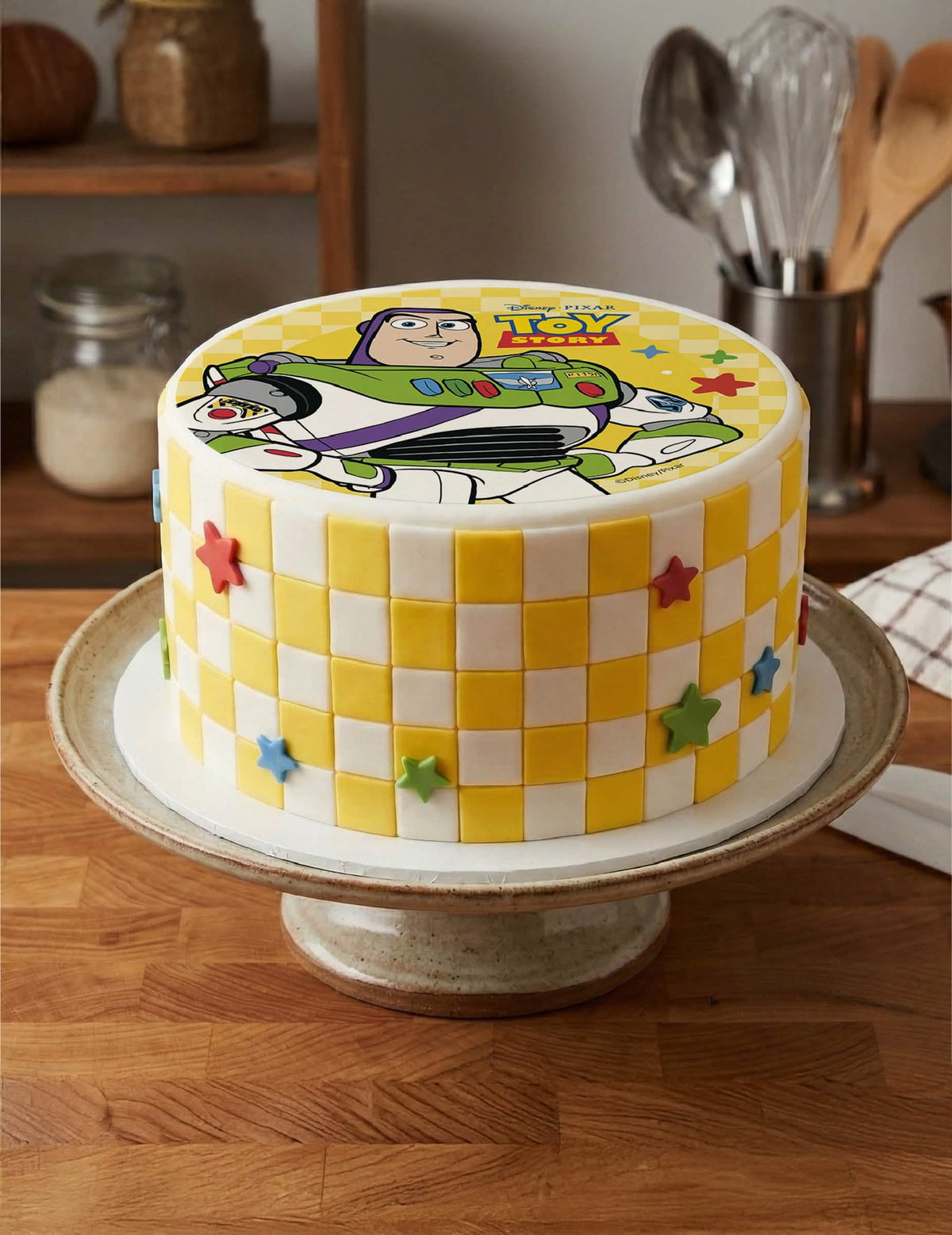 Disco de obreia para bolo Buzz Lightyear Toy Story™ 20 cm