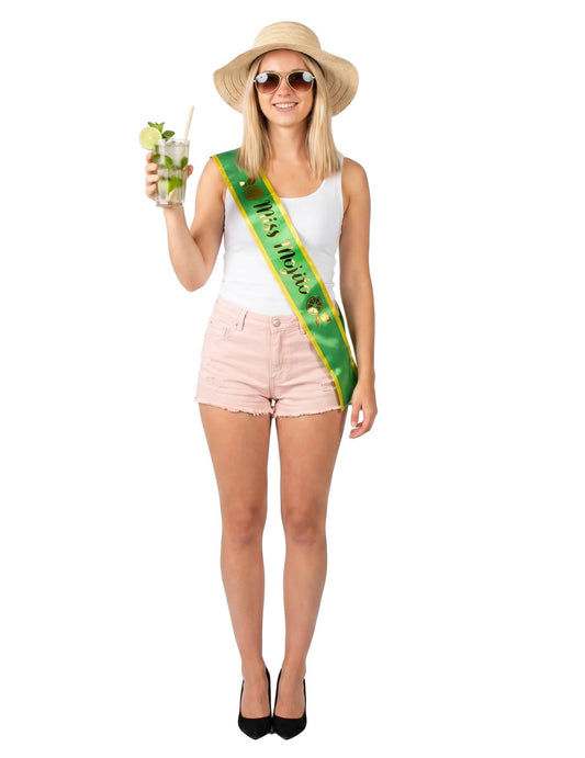 Cachecol verde Miss Mojito para mulher