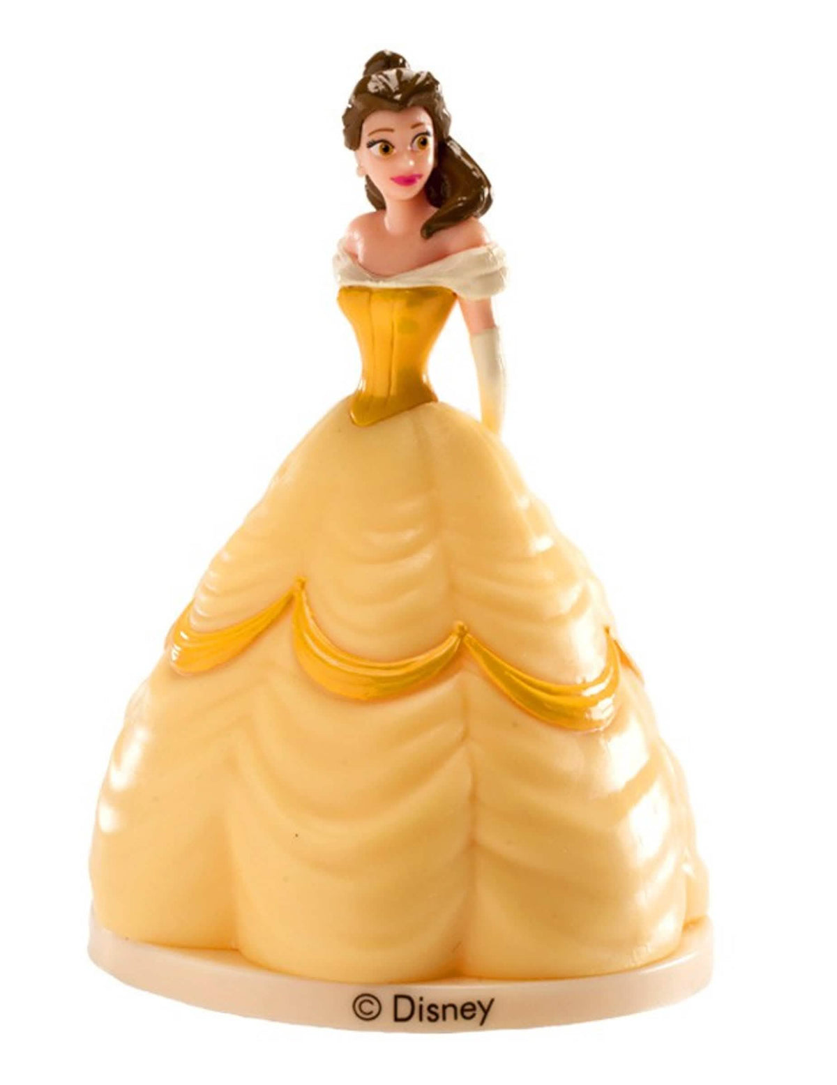 Figurinha de plástico bela para criança amarelo