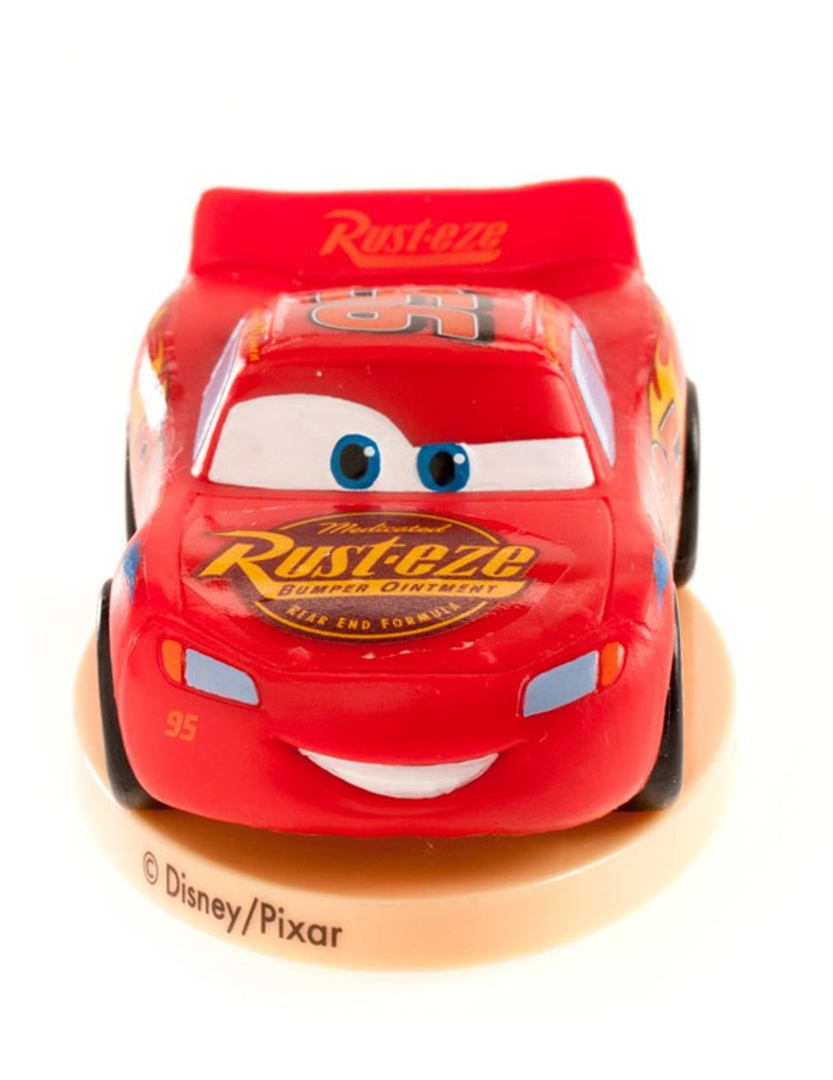 Figurina de plástico Carros Flash McQueen vermelho