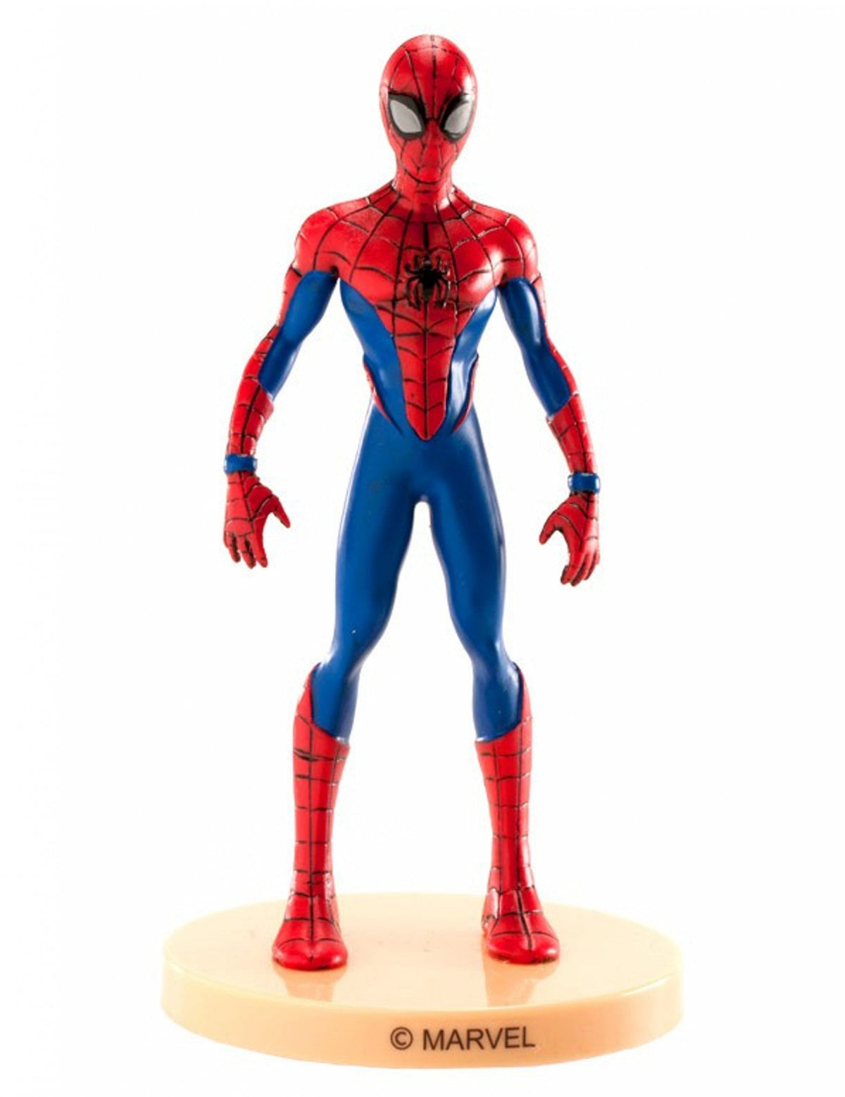 Figurine en plastique Spiderman rouge et bleue