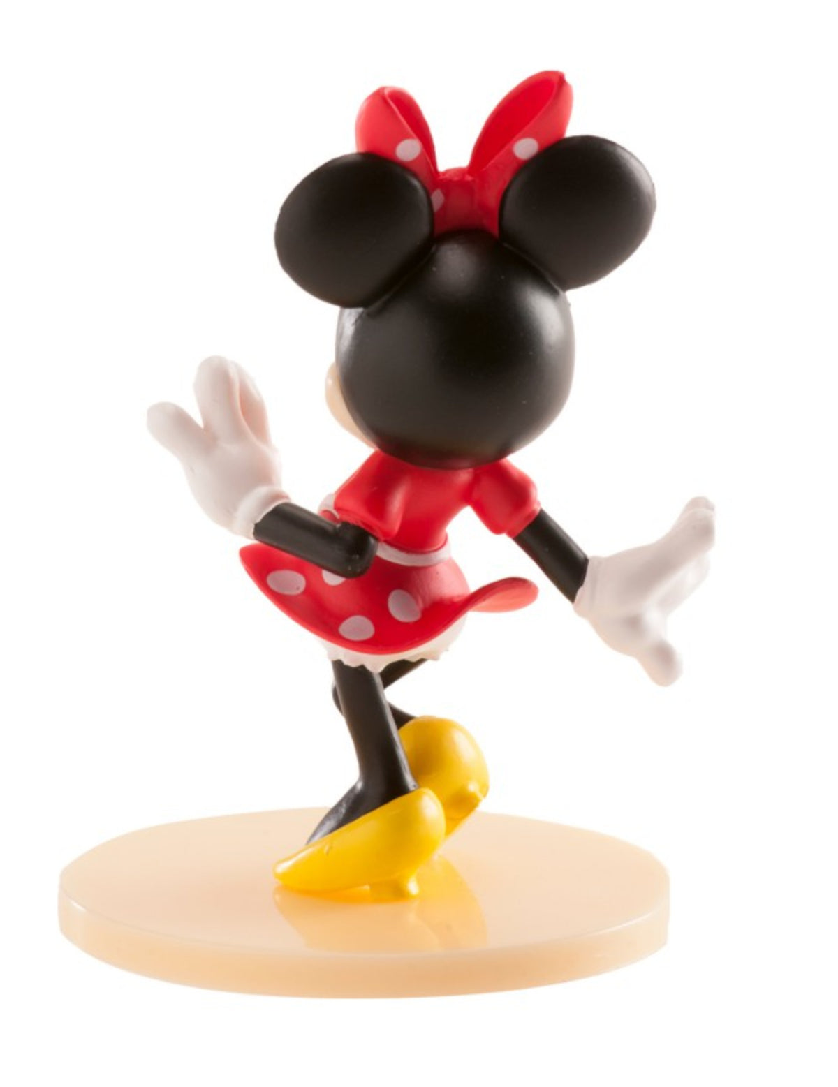 Vista traseira da figurinha Minnie
