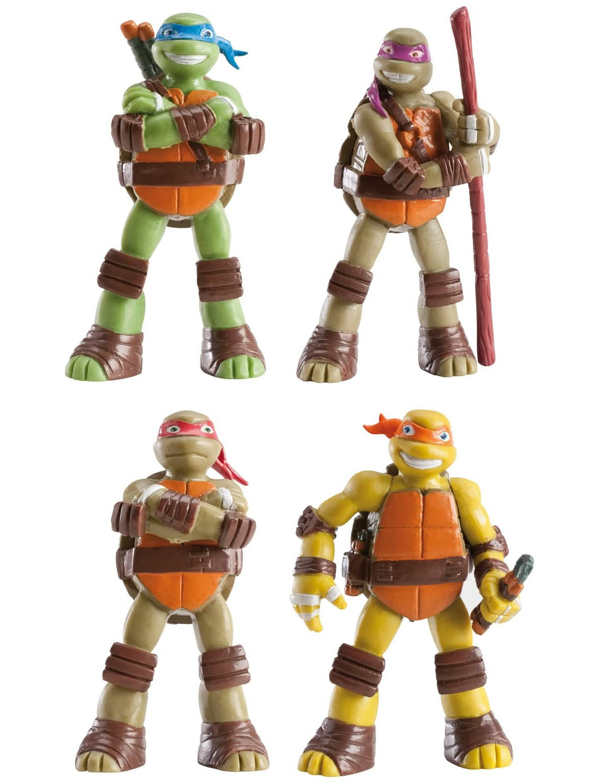 Figurine Tortues Ninja pour enfant modèle aléatoire multicolore