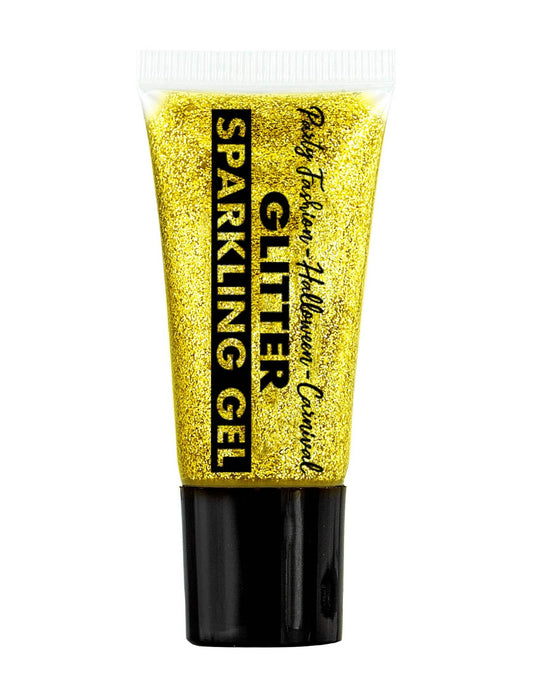 Gel purpurinas dourado