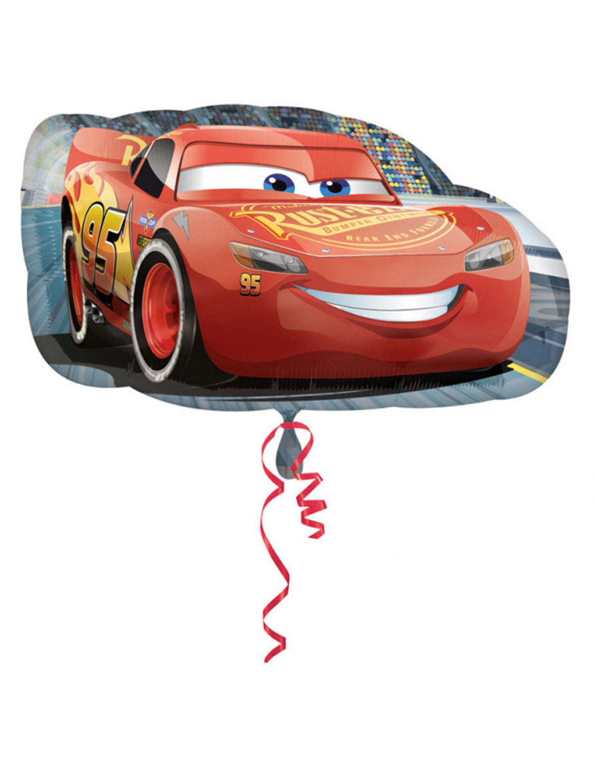 Balão de alumínio Carros 3 para criança vermelho