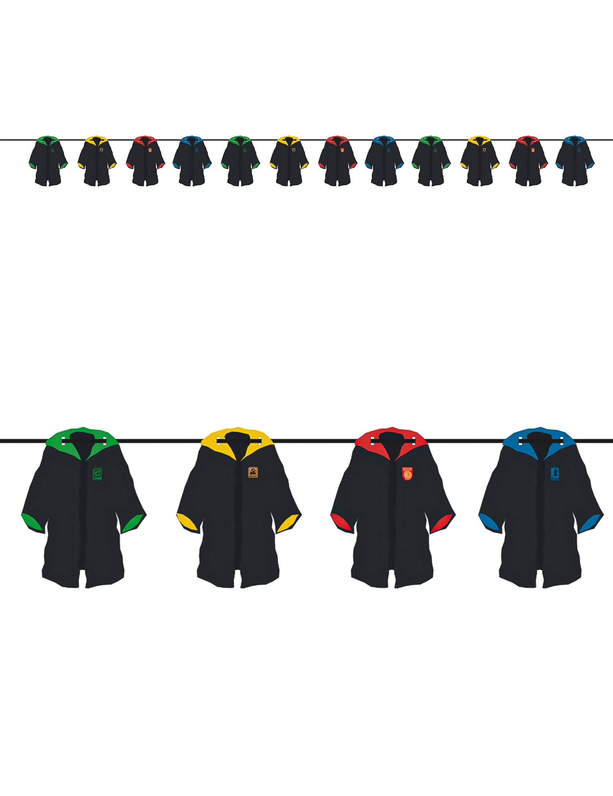 Grinalda Brasões das Casas Harry Potter™ 3,6 m