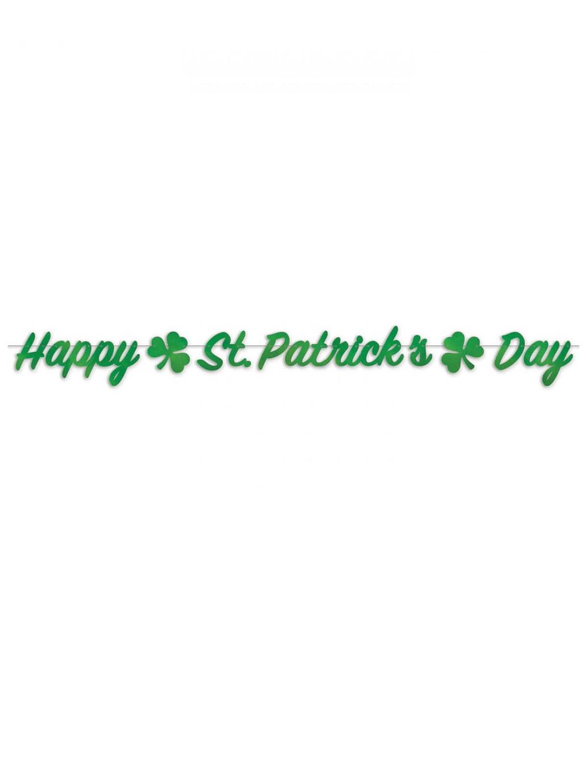 Vue de face de la Guirlande Happy St Patrick's Day