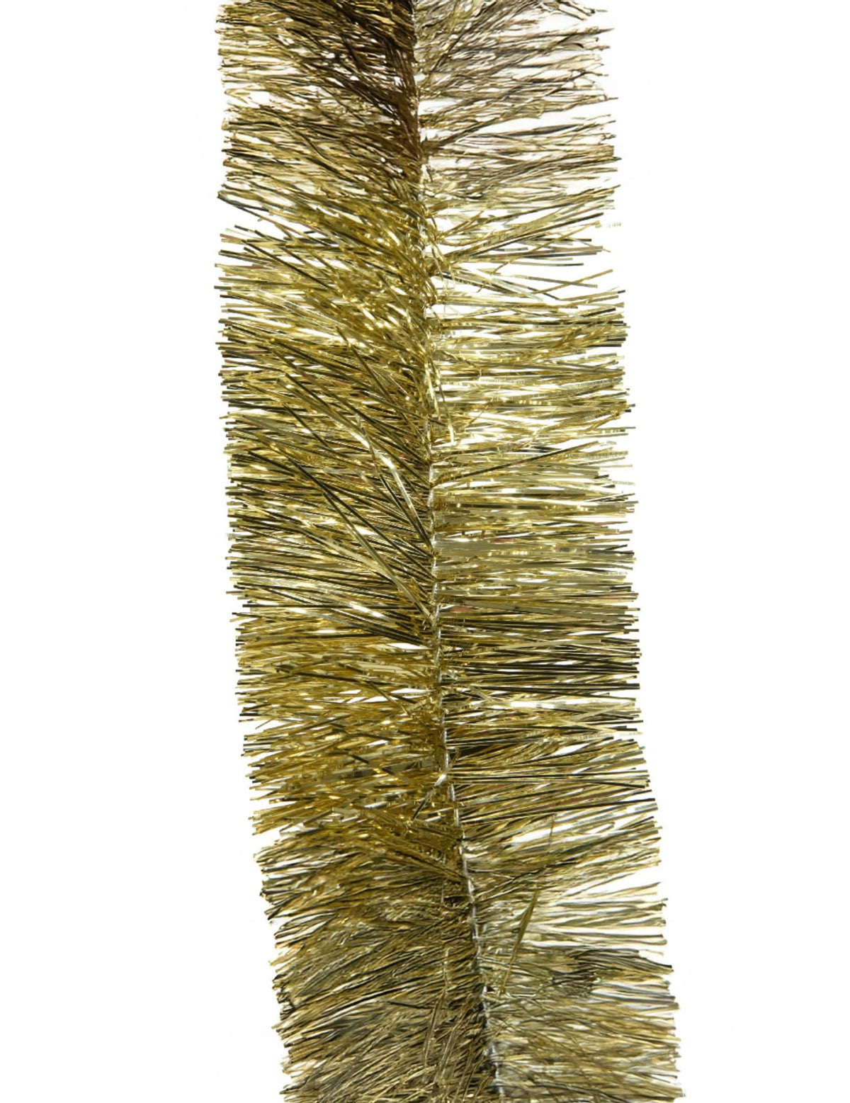 Guirlanda cintilante dourada para árvore de Natal, decoração chique