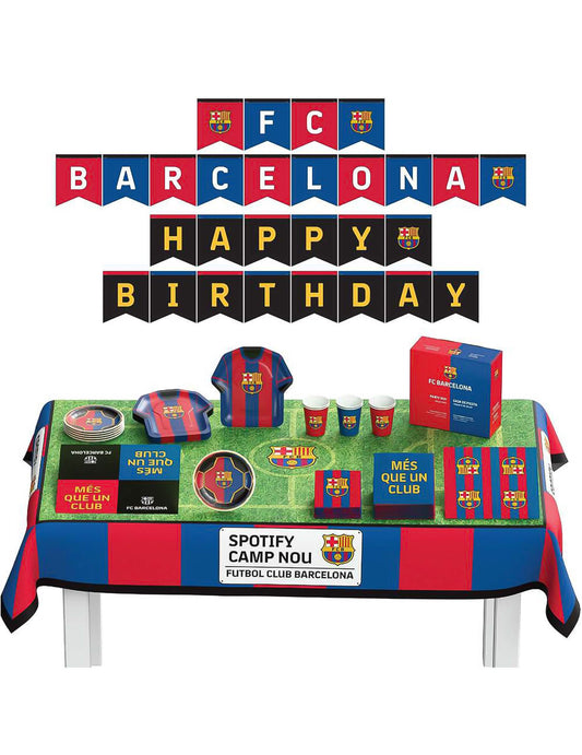 Kit de aniversário FC Barcelona 44 peças