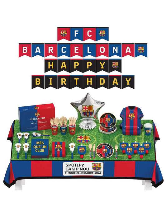 Kit de aniversário FC Barcelona 75 peças