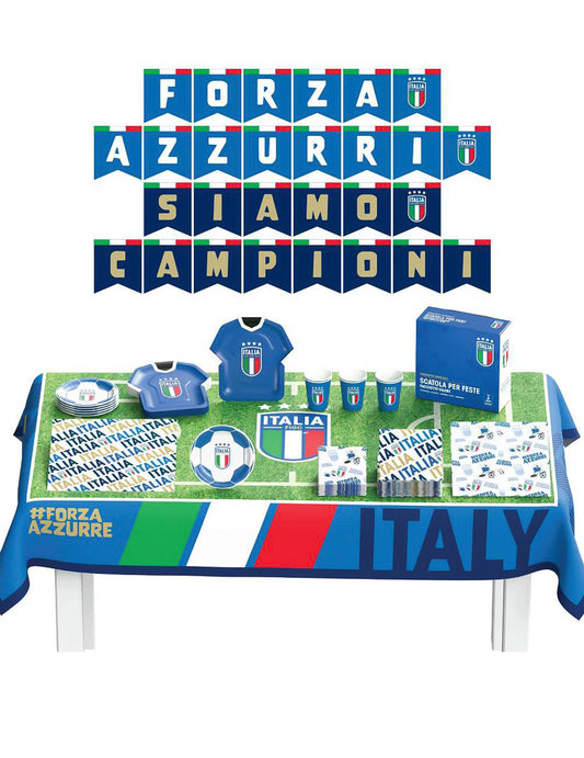 Kit de aniversário Federação Italiana de Futebol 44 peças