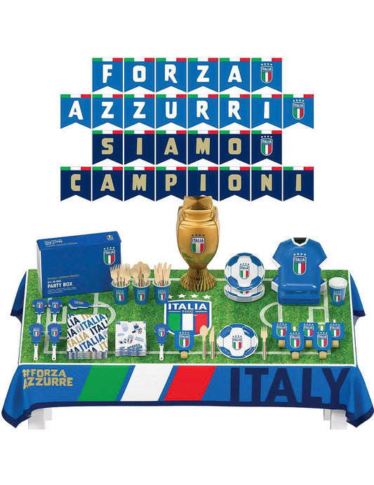Kit de aniversário Federação Italiana de Futebol 75 peças