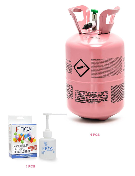 Kit garrafa de hélio até 30 balões com Hi-Float