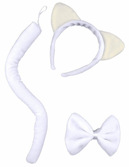 Kit gato branco - adulto