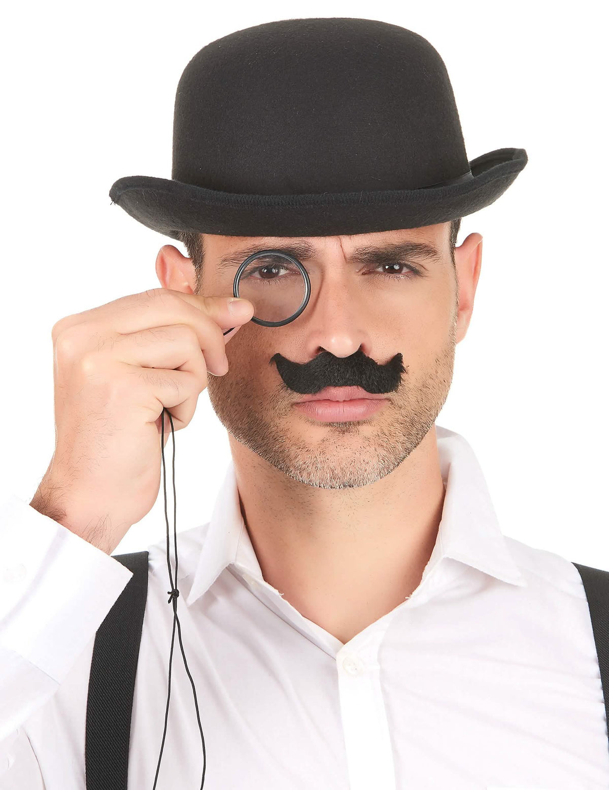 Cenário de um bigode do lote de 6 bigodes para adulto
