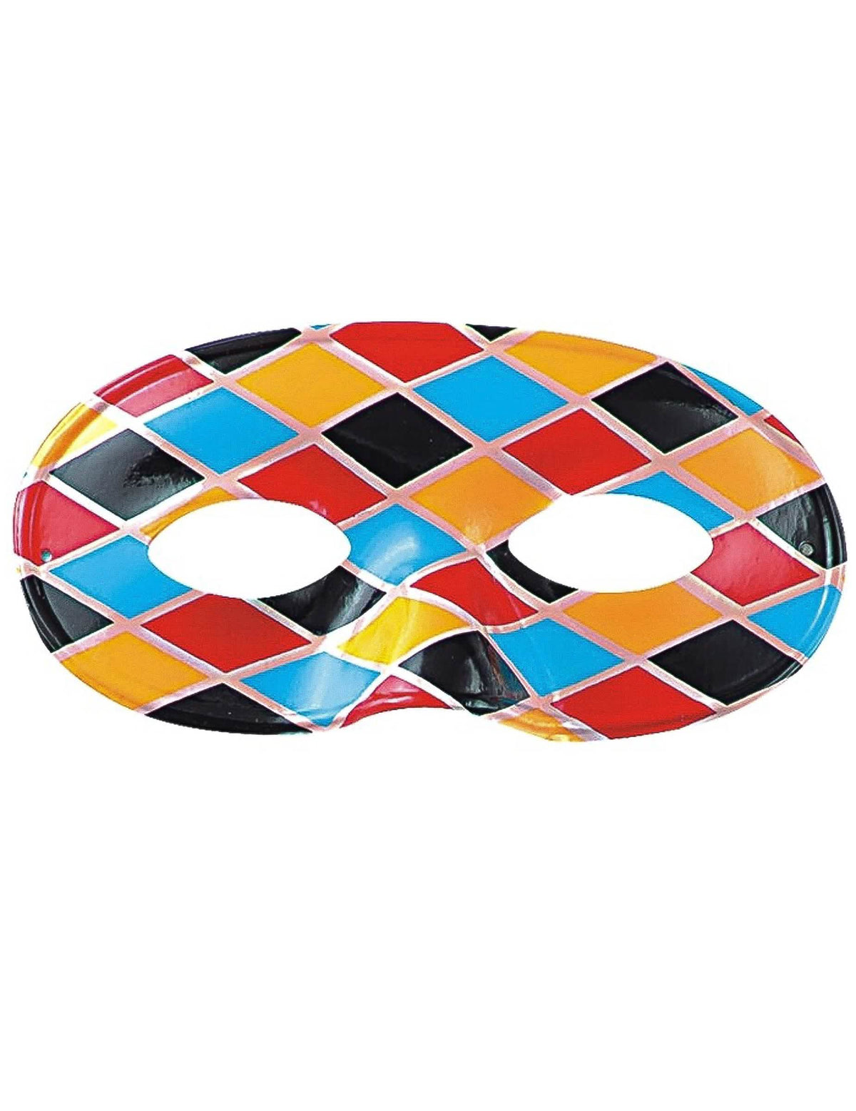 Lobo Arlequim para adulto com losangos multicolores