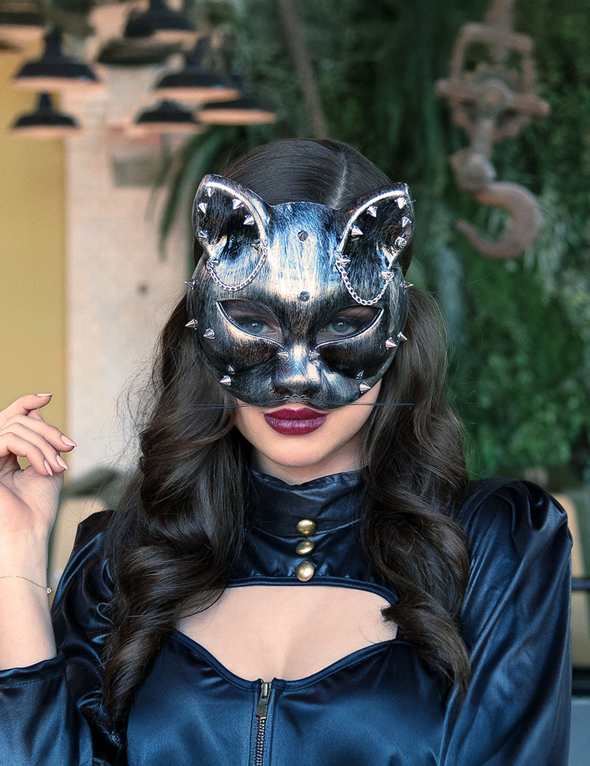 Portrait du loup chat Steampunk