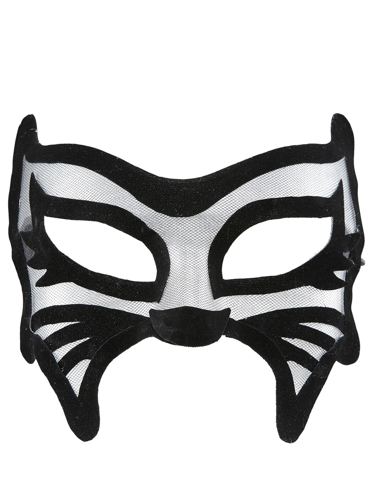 Détalhe da rede do lobo gato para mulher preto sexy