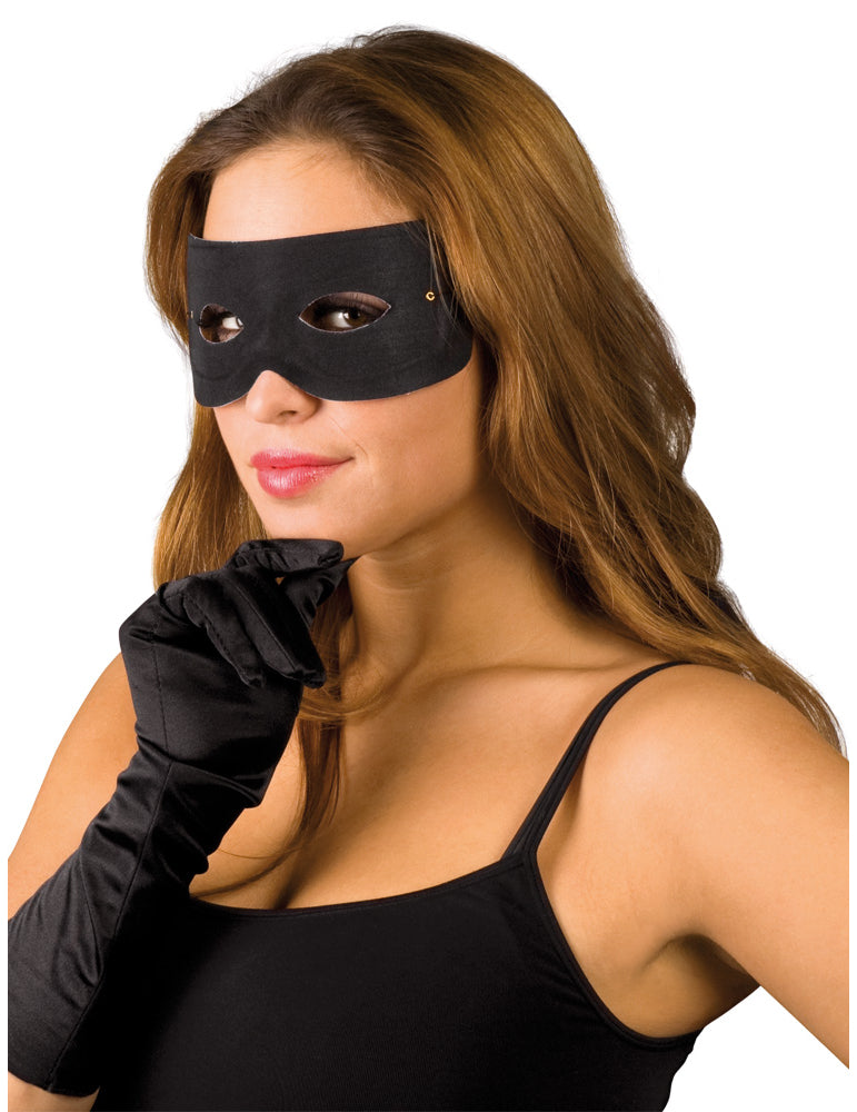Loup bandit pour adulte noir