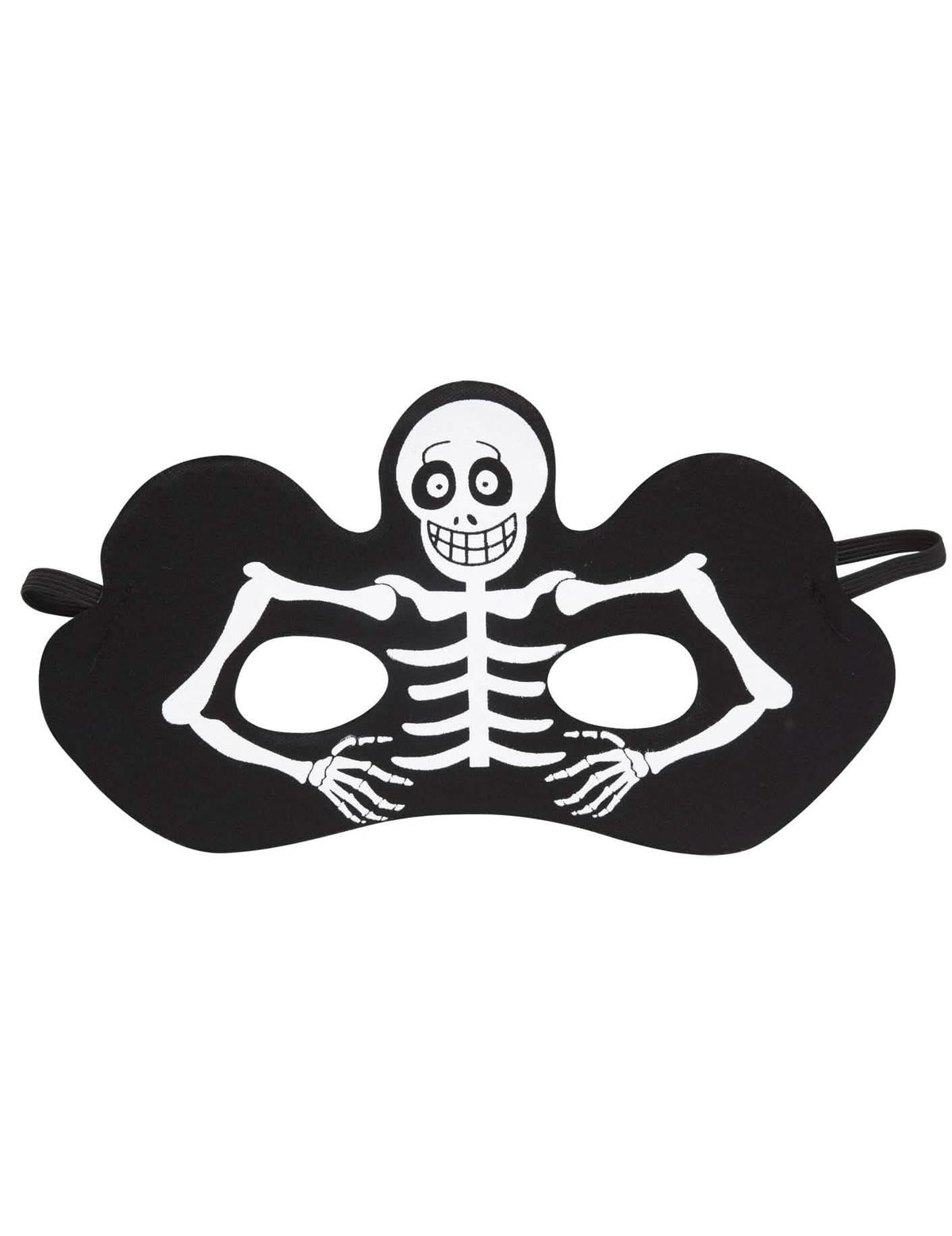 lobo esqueleto para adulto preto com motivo branco halloween