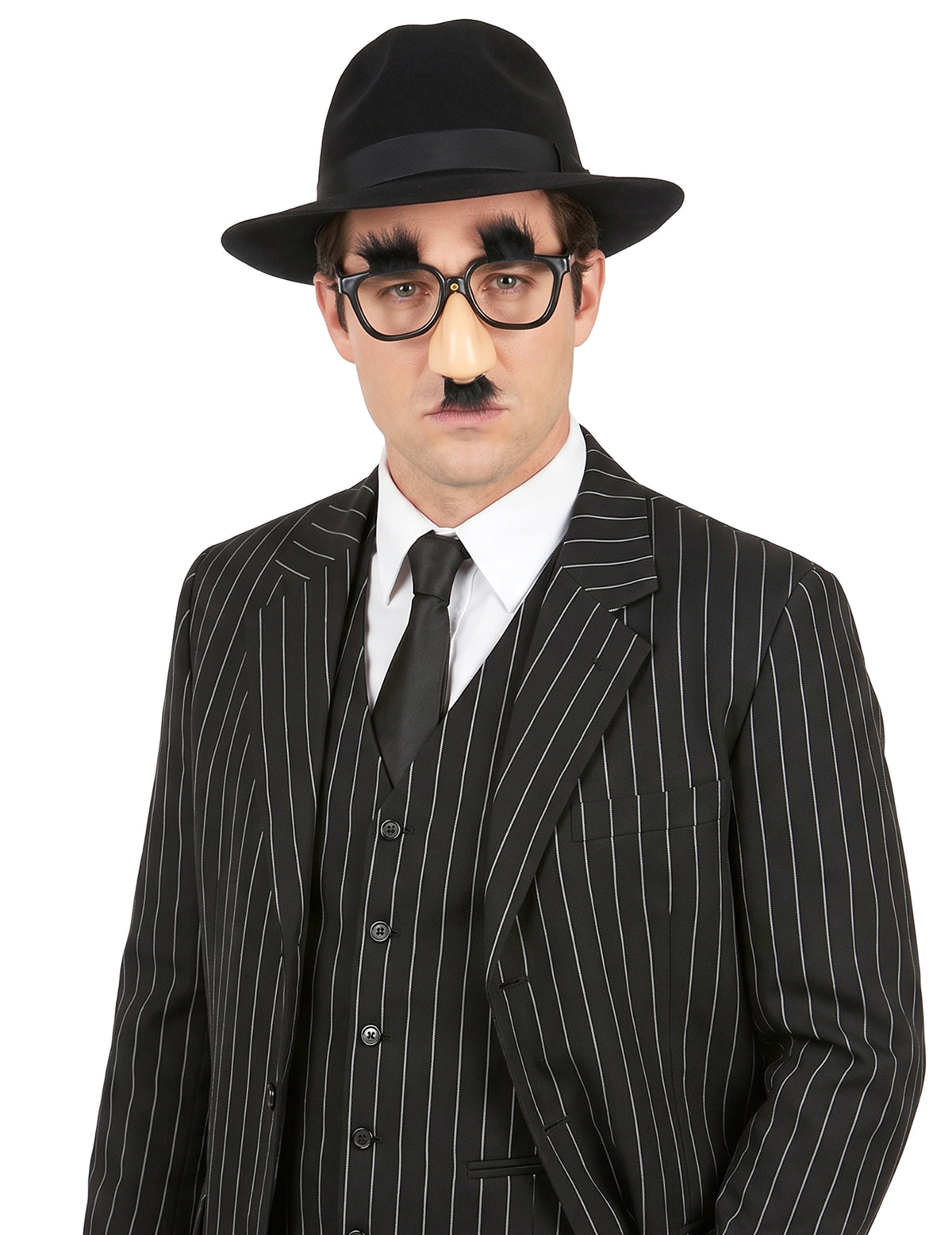 Oculos com nariz e bigode