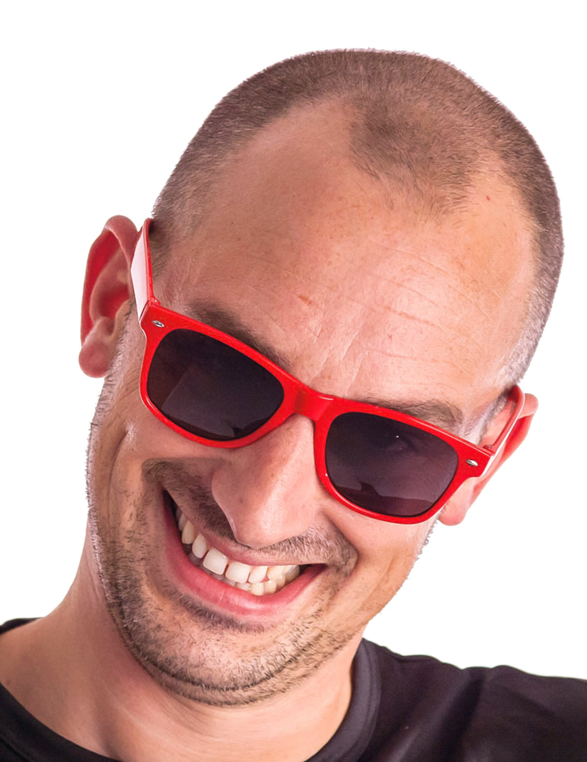Lunettes blues pour adulte rouge