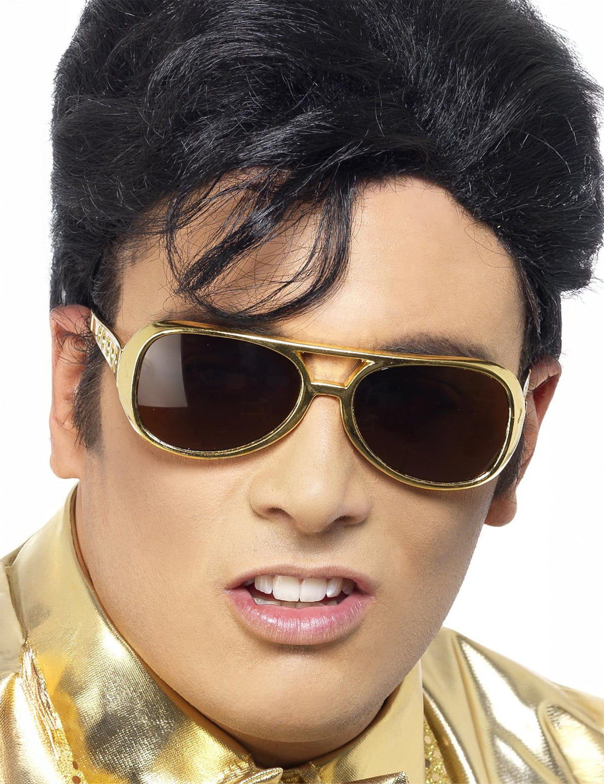 Gros plan des lunettes Elvis