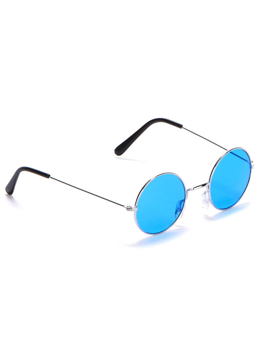 Óculos redondos estilo hippie para adulto