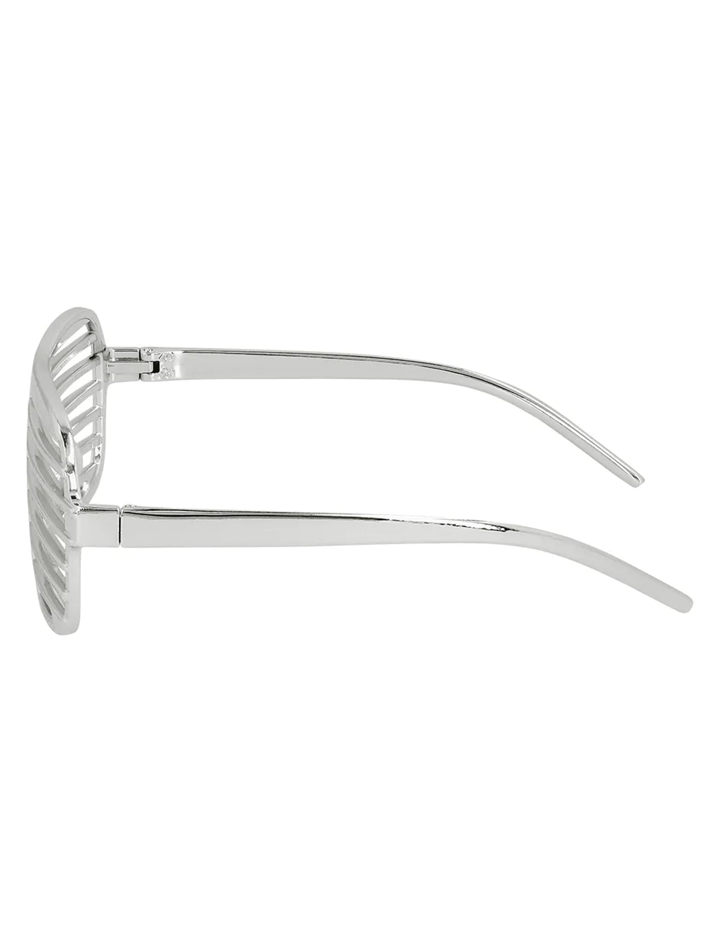Vue de profil des lunettes striées pour adulte