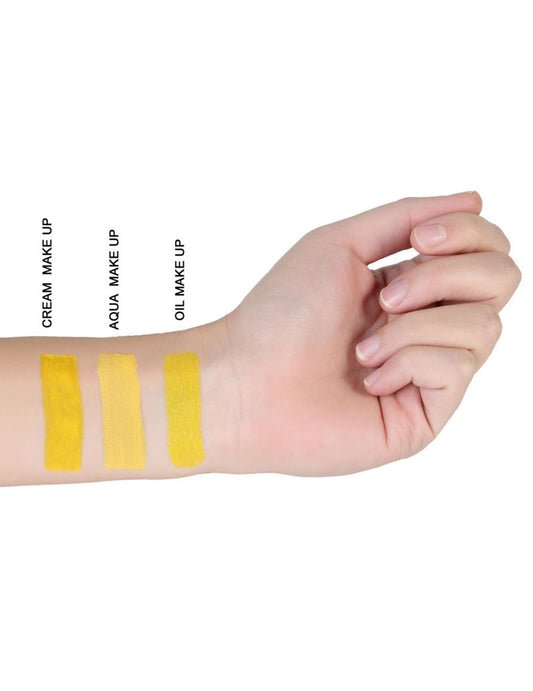 Comparaison des textures sur la peau du maquillage à l'eau de fête