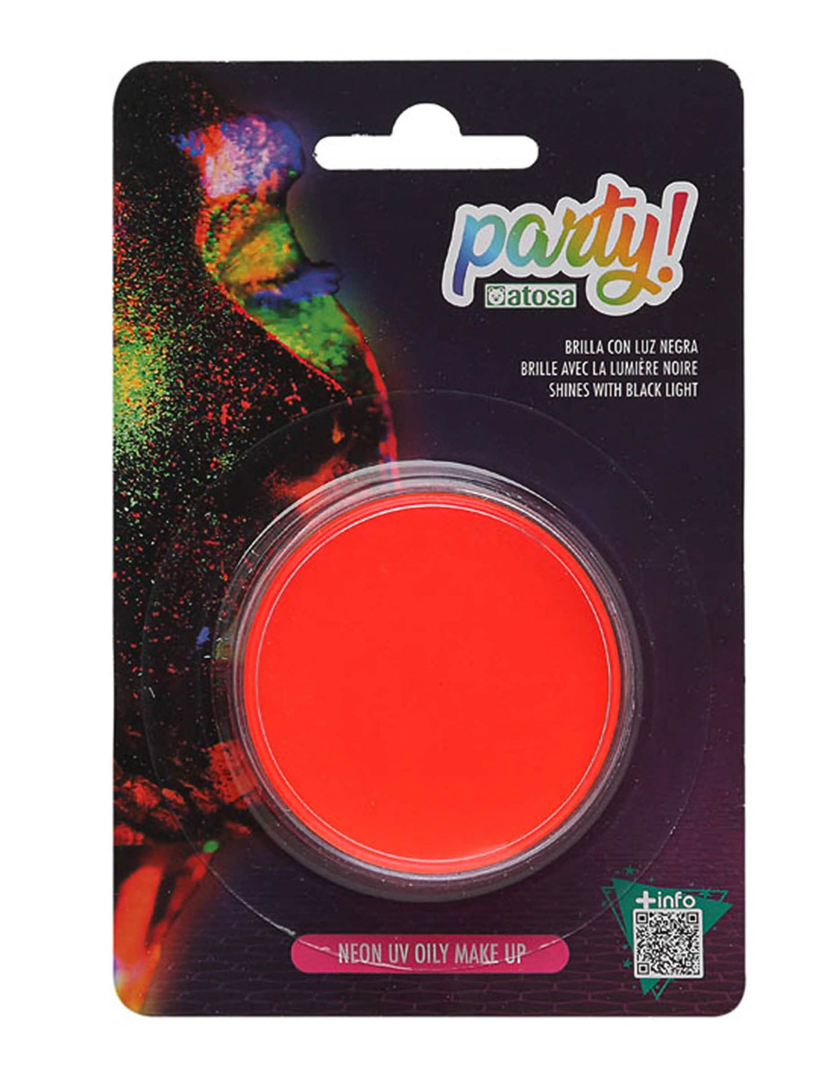 Maquilhagem laranja néon 7,8 g