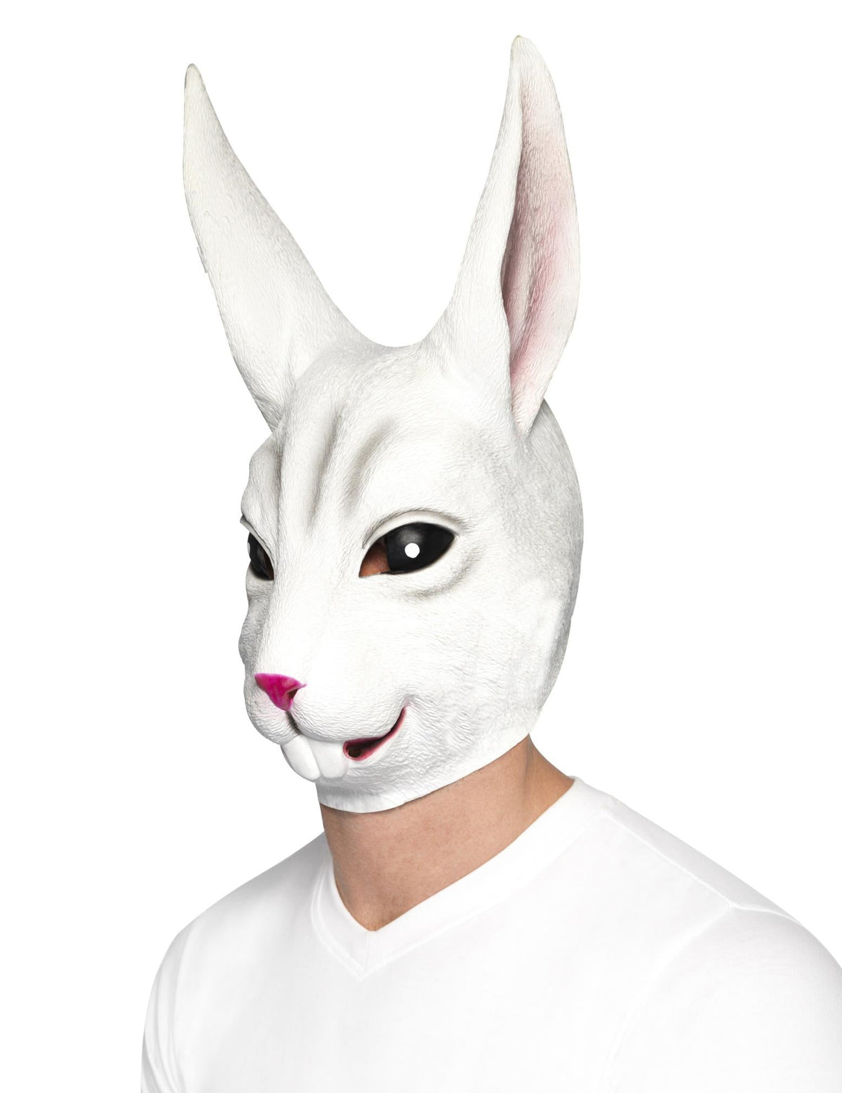 Vue de profil du masque de lapin