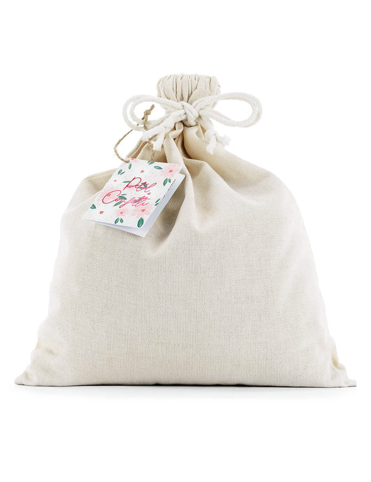 Maxi saco de confetes de flores naturais secas 400g rosa e laranja