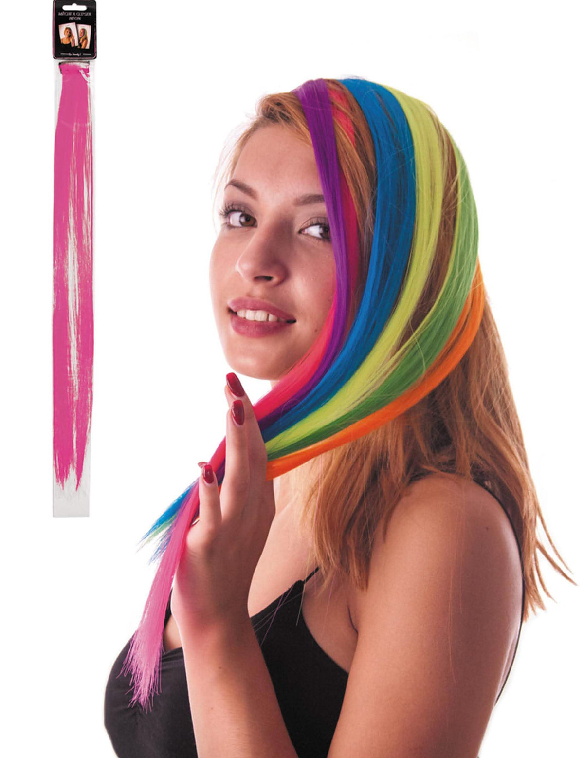 madeixa de encaixe para cabelo para mulher cor de rosa