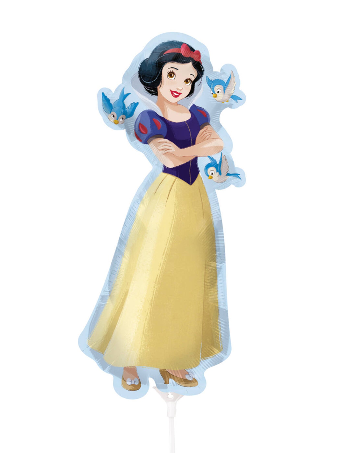 Mini balão de alumínio Branca de Neve™ 19 x 39 cm