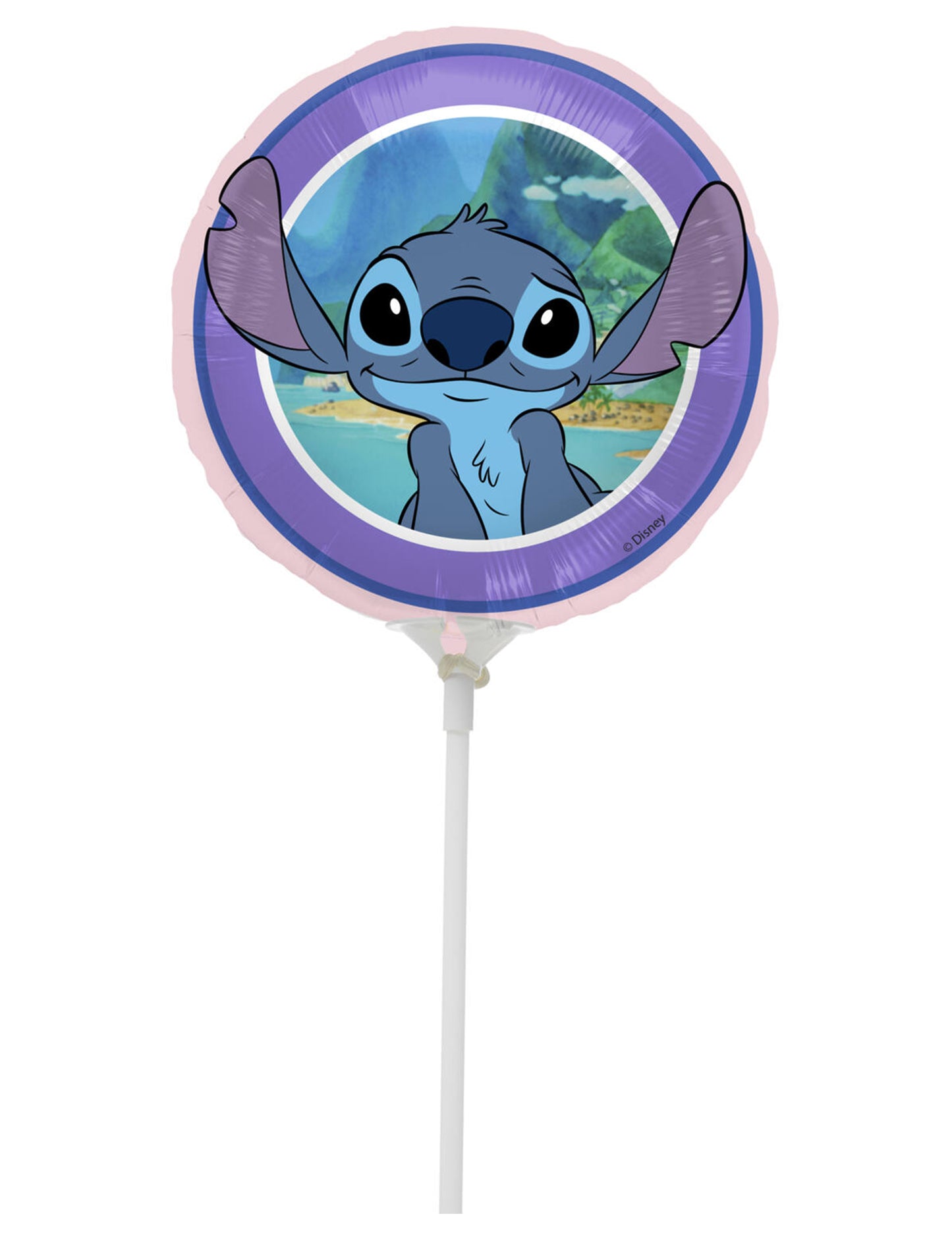 Mini balão de alumínio Stitch™ 23 cm