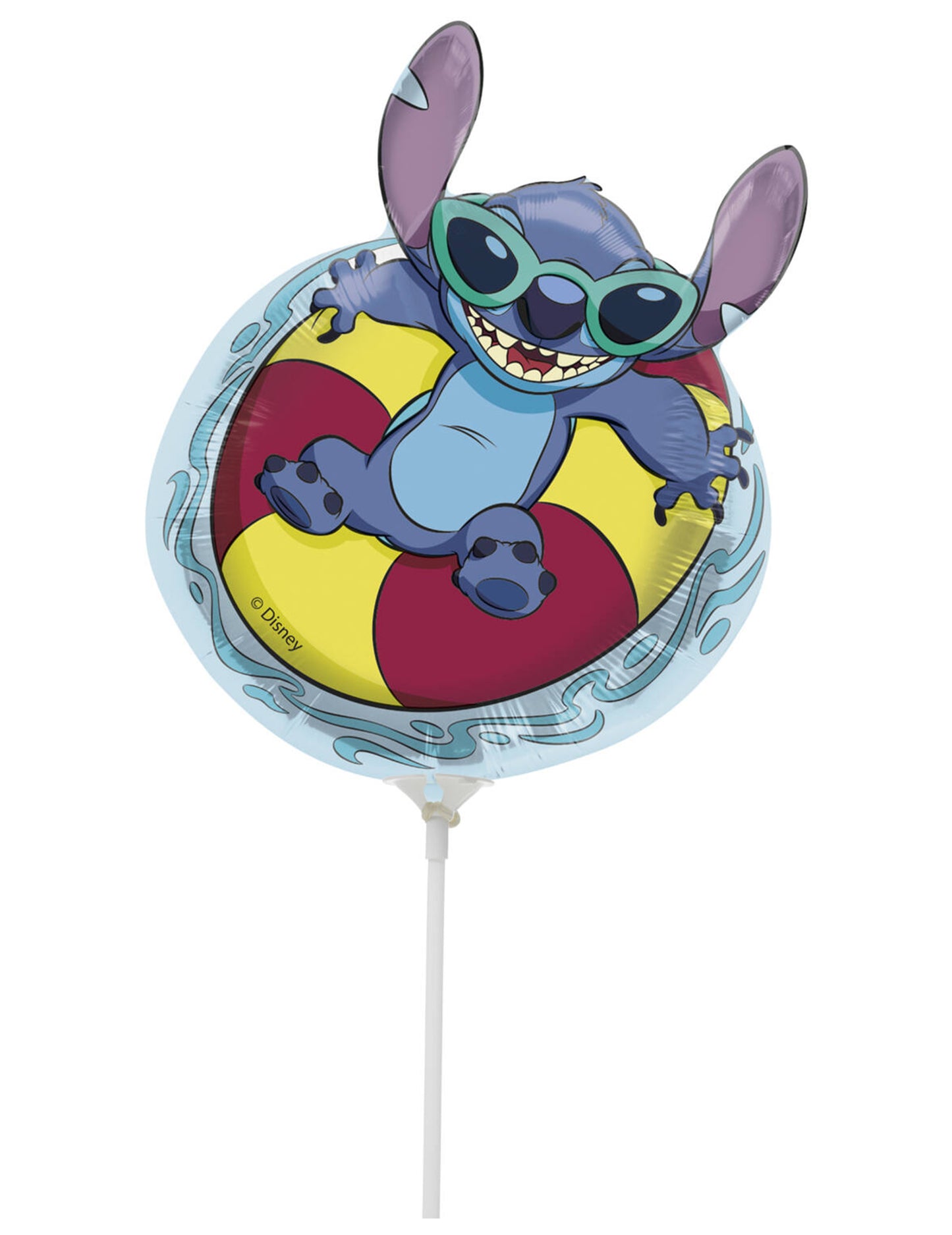 Mini balão de alumínio Stitch verão™ 27 x 43 cm