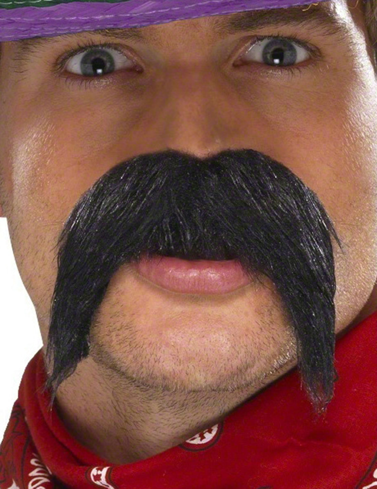 Moustache gringo pour adulte noire