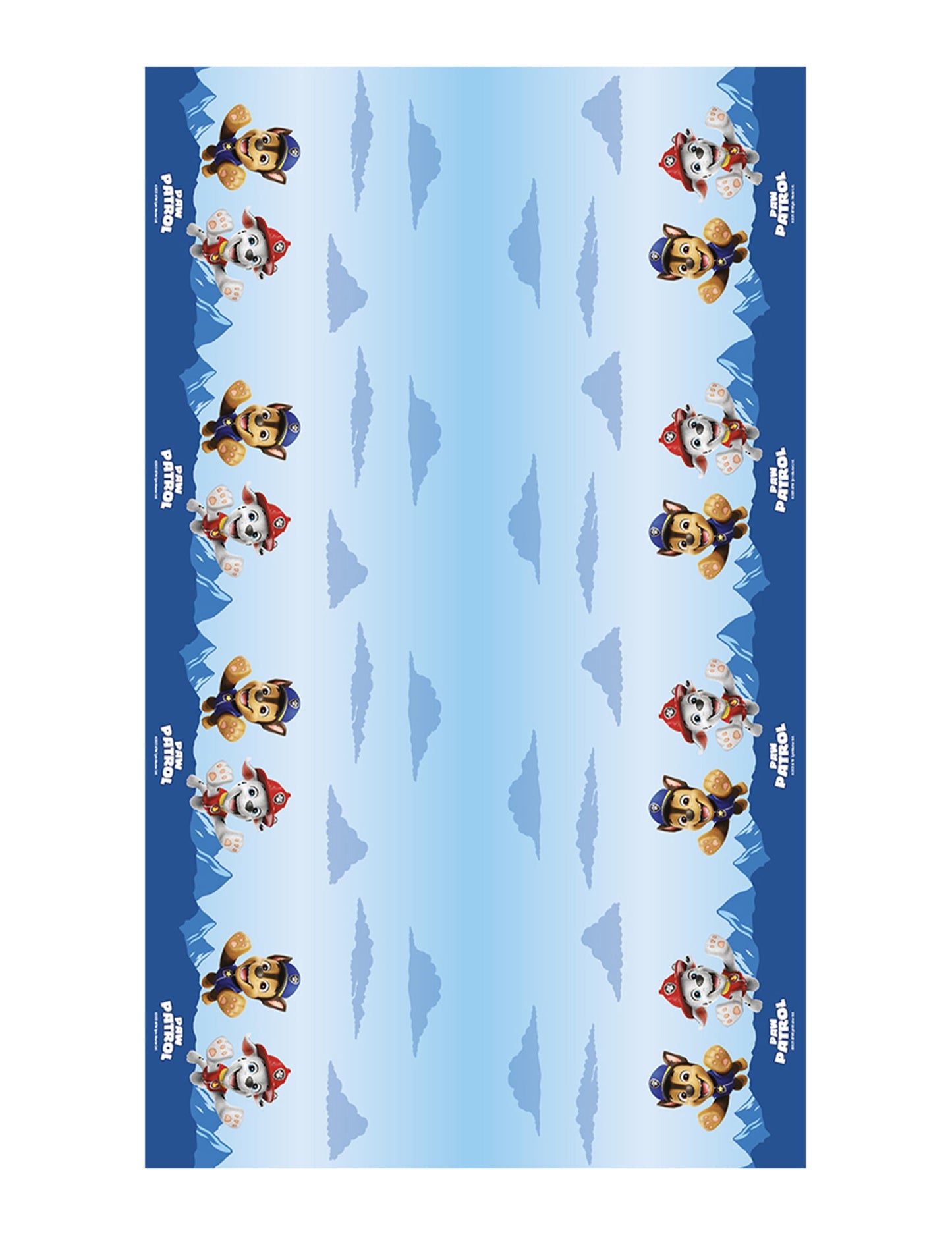 Toalha de mesa de papel azul Pat'patrouille™ 1,36 x 2,28 m
