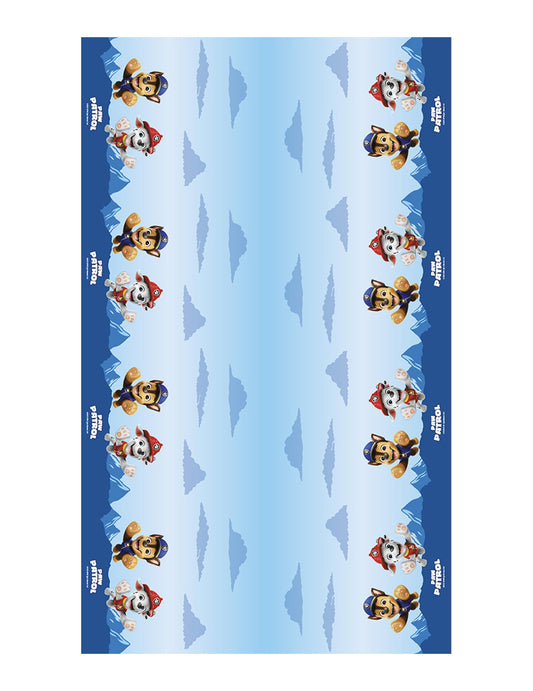 Toalha de mesa de papel azul Pat'patrouille™ 1,36 x 2,28 m