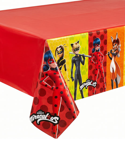 Toalha de mesa vermelha Ladybug™ 120 x 180 cm