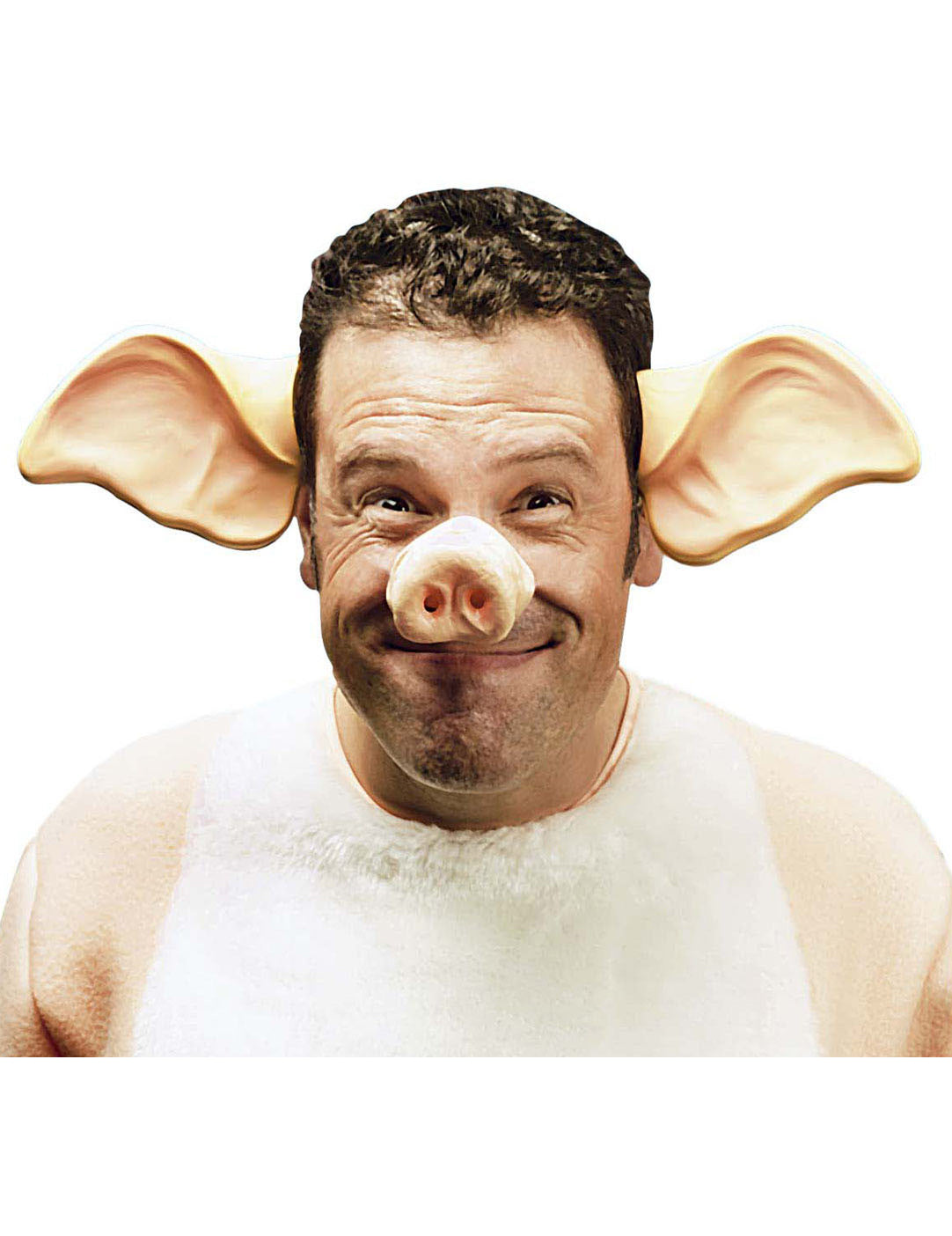 Vue de face du nez de cochon pour adulte