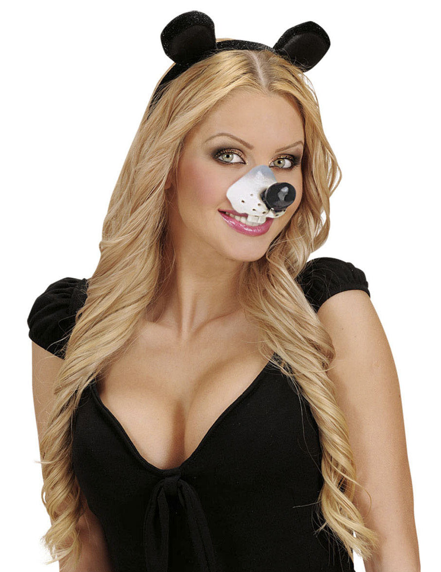 Vue de face du nez souris