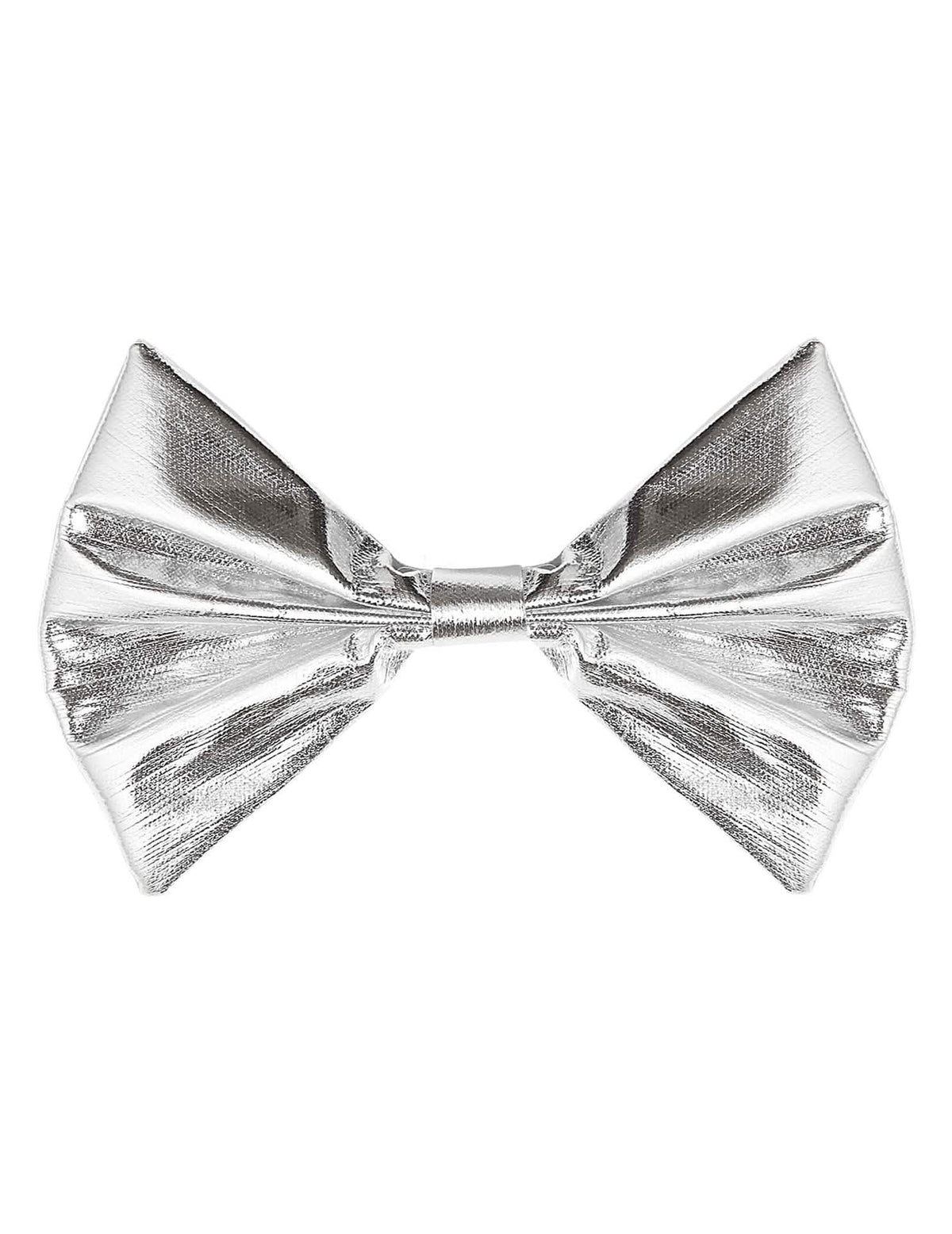 Grande plano da textura dos laços papillon prateado para adulto