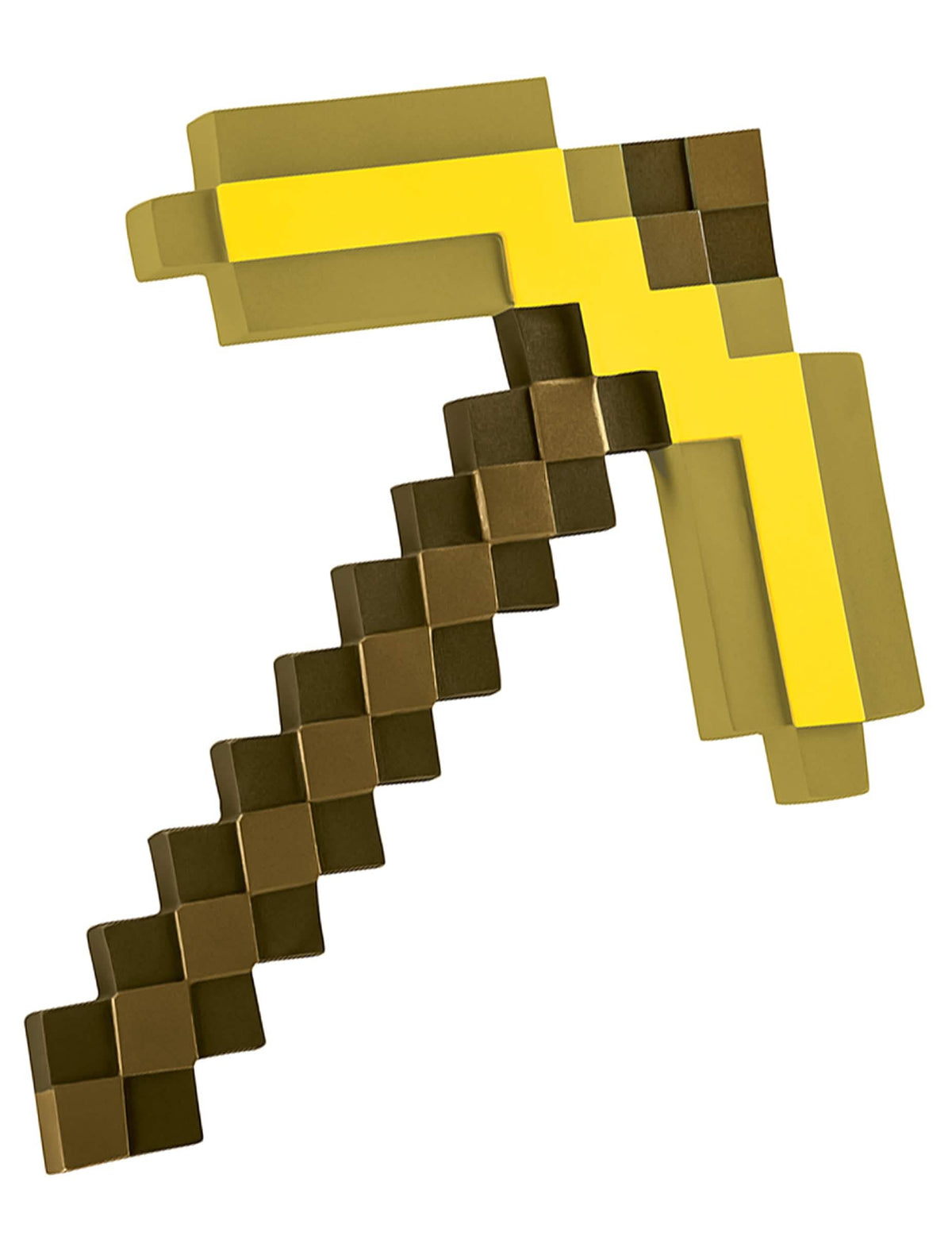 Picareta Minecraft para criança amarelo dourado