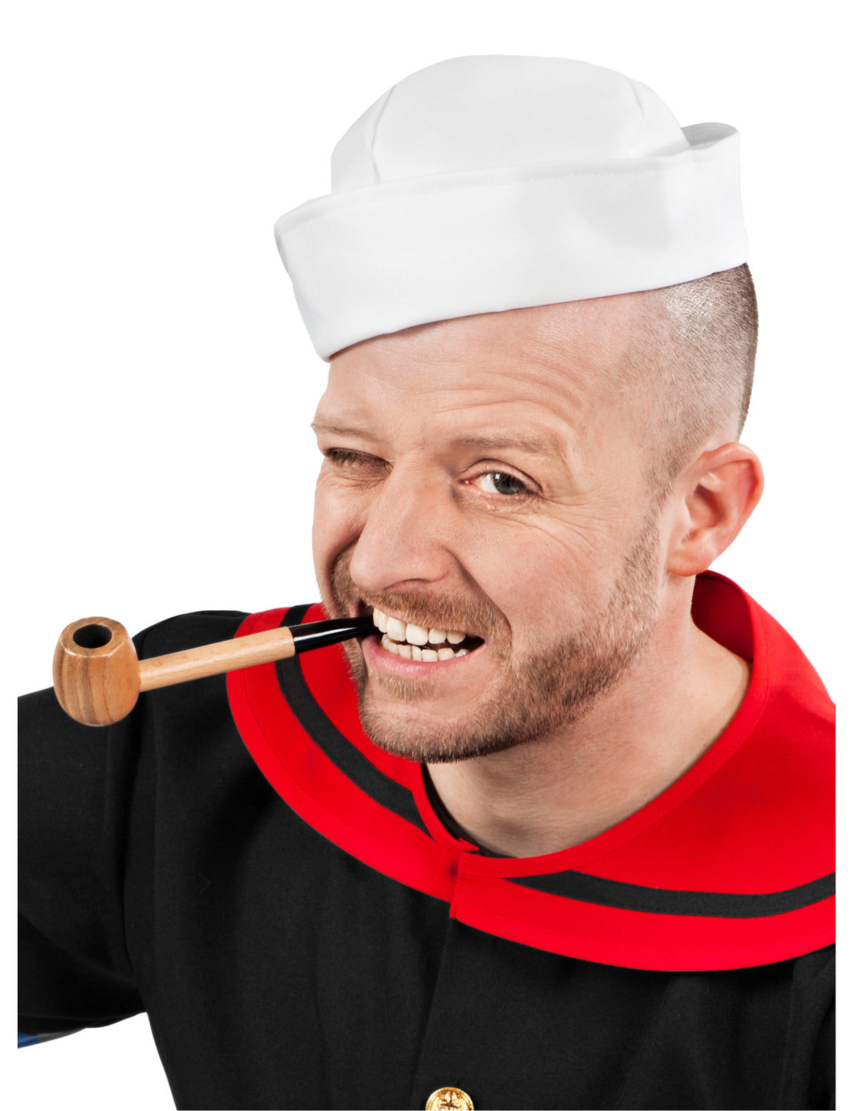 Pipe de Popeye™ pour adulte marron et noire