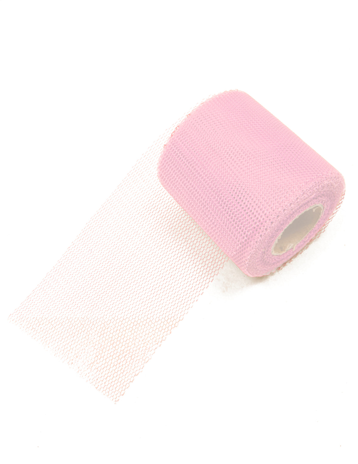 Rolo de tule cor de rosa 20 metros largura 8 cm